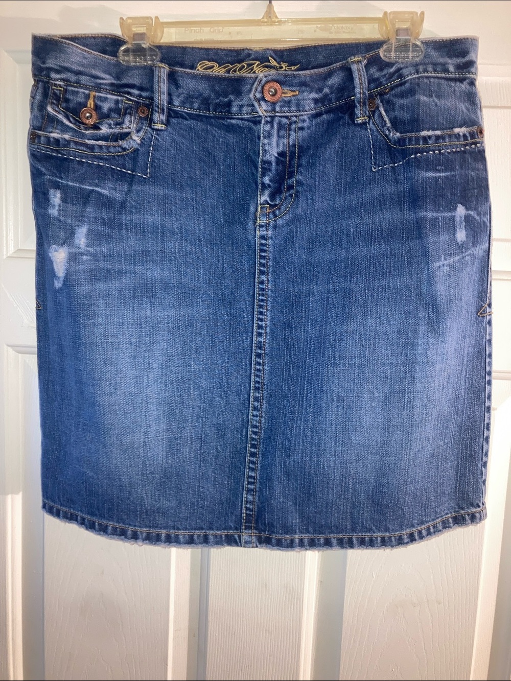Old Navy Blue Denim Mini Skirt